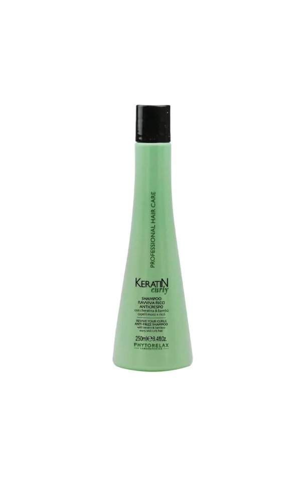 Shampoing anti-frisottis – Keratin Curly – Cheveux bouclés ou frisés – 250 ml