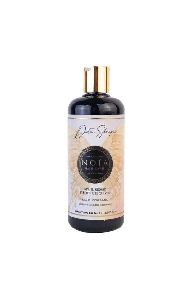 Shampoing détoxifiant – Huile de nigelle & boue – Cheveux ternes
