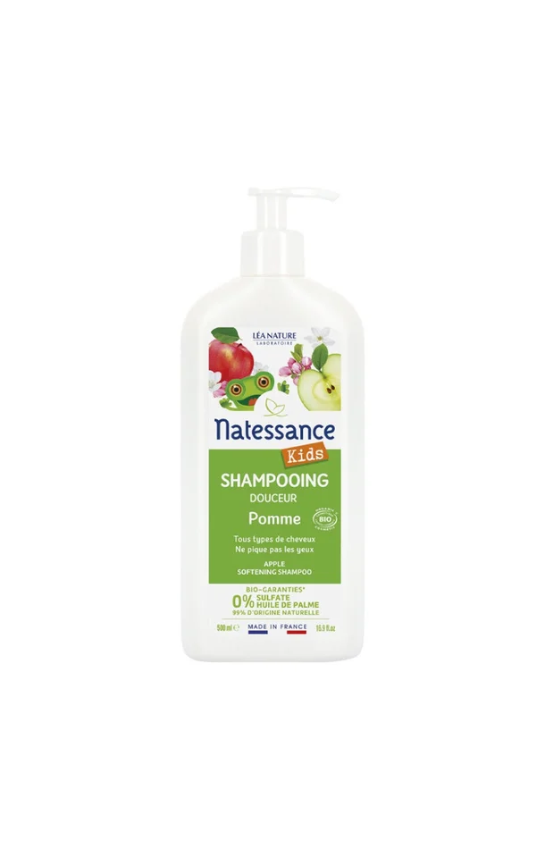 Shampoing douche bio – Pomme – Enfant – 500 ml