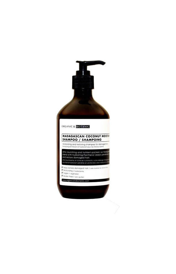 Shampoing hydratant – Noix de coco de Madagascar – Cheveux abîmés