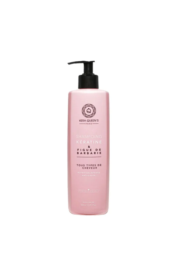 Shampoing nourrissant & anti-chute – Kératine & figue de barbarie – 500 ml