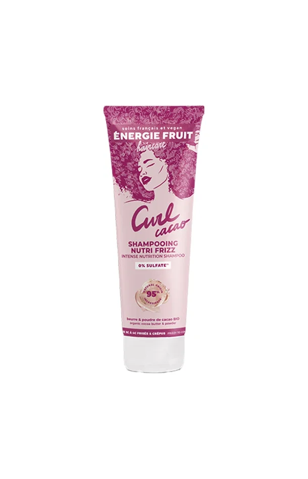 Shampoing nutrition intense – Beurre de cacao bio – Cheveux frisés à crépus – 250 ml