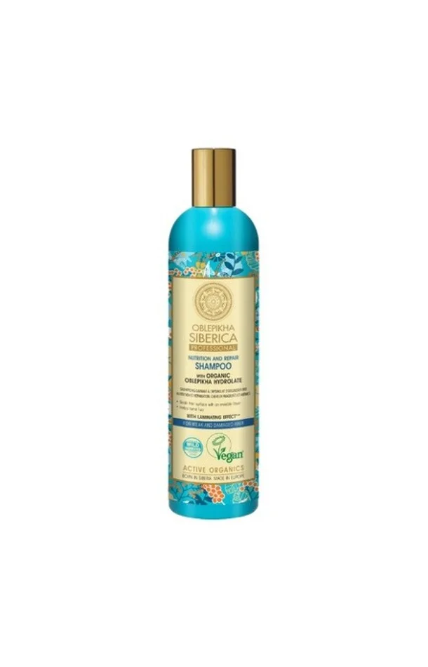 Shampoing réparateur – Argousier – Cheveux fragilisés et abîmés – 400 ml
