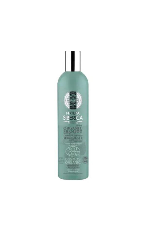 Shampoing volume & pureté – Pin nain de Sibérie – Cheveux gras – 400 ml