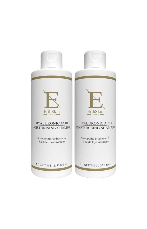 Shampoings réparateurs – Acide hyaluronique – Cheveux secs & abîmés – 2 x 1 L