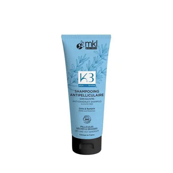 SHAMPOOING ANTIPELLICULAIRE K3 250ML BIO MKL GREEN NATURE