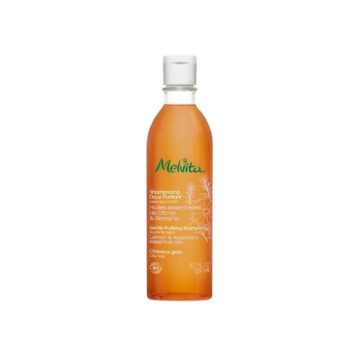 SHAMPOOING DOUX PURIFIANT CITRON et ROMARIN BIO 200ML MELVITA