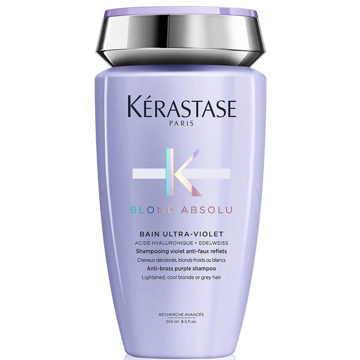 Shampooing Violet Anti-Faux Reflets Bain Ultra-Violet Blond Absolu Kérastase 250 ml