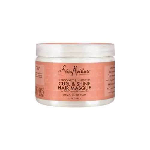 Shea Moisture Coconut & Hibiscus Curl & Shine hair Masque 340g