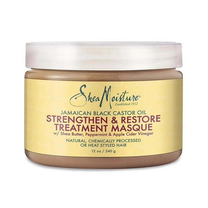 SHEA MOISTURE JAMAICAN BLACK CASTOR ≡ Masque Croissance & revitalisation