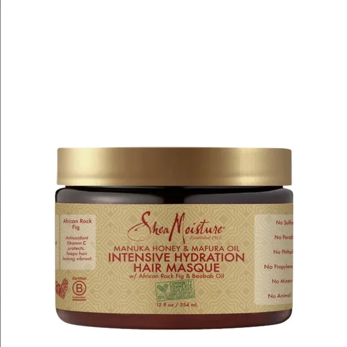 SHEA MOISTURE MANUKA HONEY & MAFURA OIL ≡ Masque capillaire Intensif