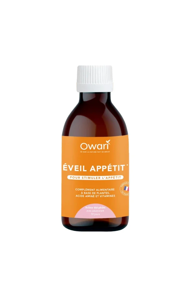 Sirop naturel – Eveil appétit – Thé & pêche – 10 jours