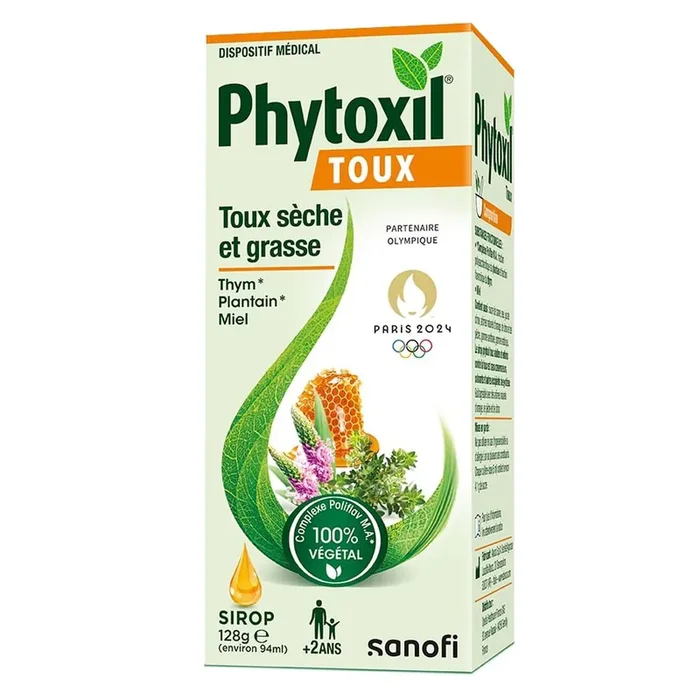 Sirop Phytoxil Toux – Toux sèche et grasse – 94 ml