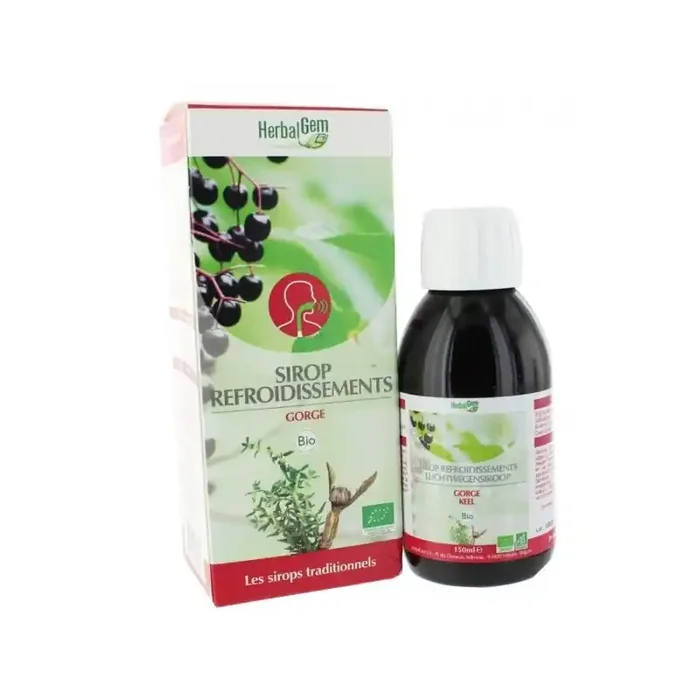 SIROP REFROIDISSEMENTS BIO 150ML HERBALGEM