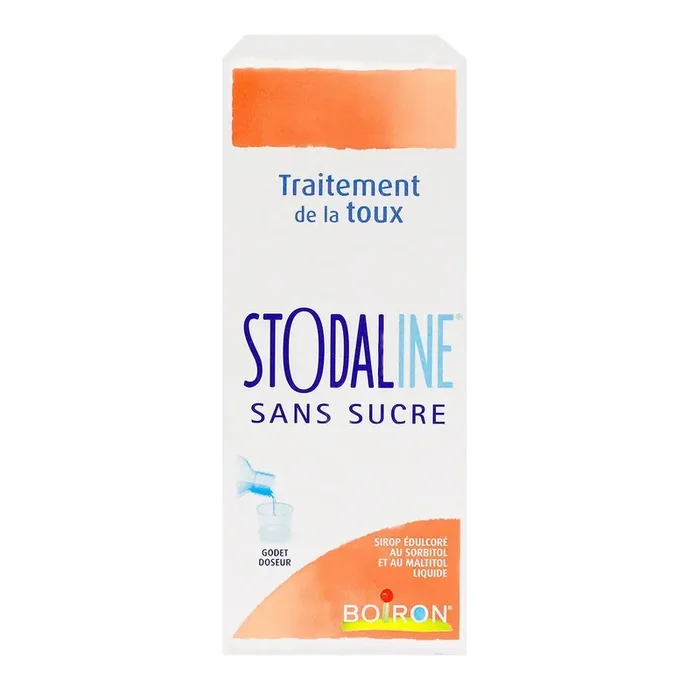 Sirop sans sucre Stodaline – Traitement de la Toux – 200ml avec godet doseur
