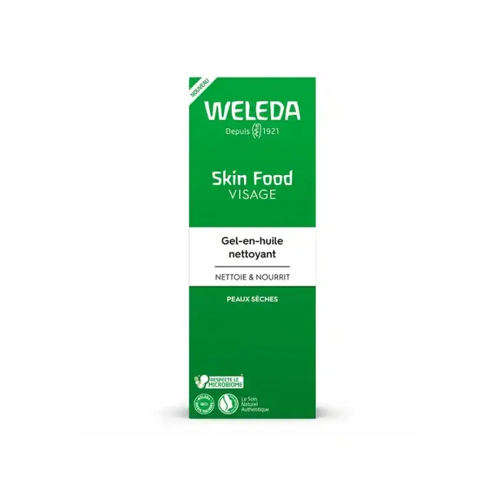 SKIN FOOD GEL en HUILE NETTOYANT VISAGE BIO 75ML WELEDA