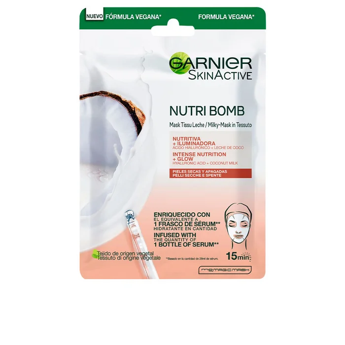 SKINACTIVE NUTRI BOMB mask facial nutritiva iluminadora 28 gr