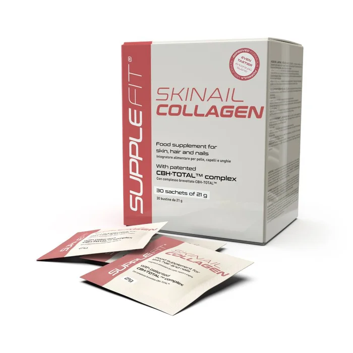 SKINAIL COLLAGEN – Complément alimentaire pour la peau, les cheveux et les ongles Avec le complexe breveté CBH-TOTAL™
