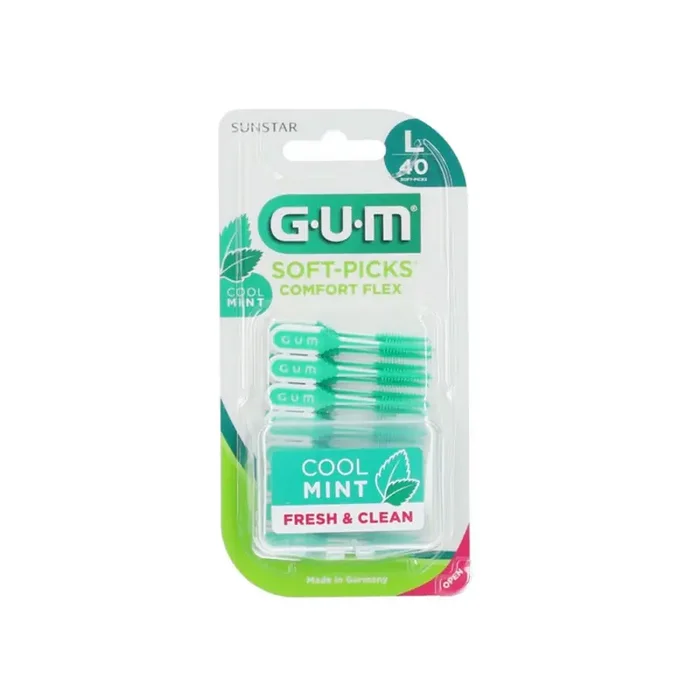SOFT PICKS COMFORT FLEX COOL MINT L X40 GUM