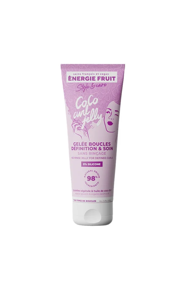 Soin & définition boucles – Huile de coco bio – Cheveux ondulés à bouclés – 150 ml