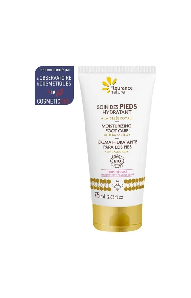 Soin bio hydratant – Gelée royale – Pieds – 75 ml