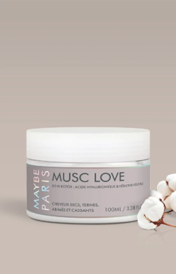 Soin botox – Musc Love – Cheveux secs, ternes & abimés – 100 ml