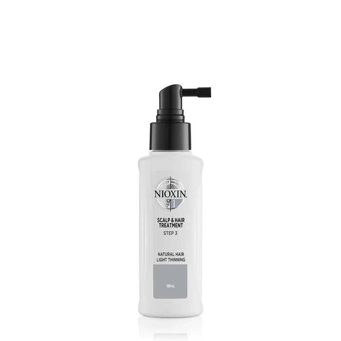 Soin Cuir Chevelu et Cheveux System 1 3 Étapes pour Cheveux Naturels avec Perte Légère des Cheveux NIOXIN 100 ml