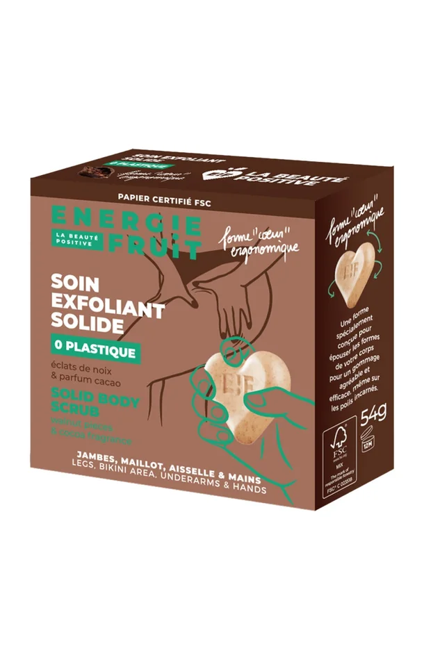 Soin exfoliant solide – Cacao – Corps – 54 g