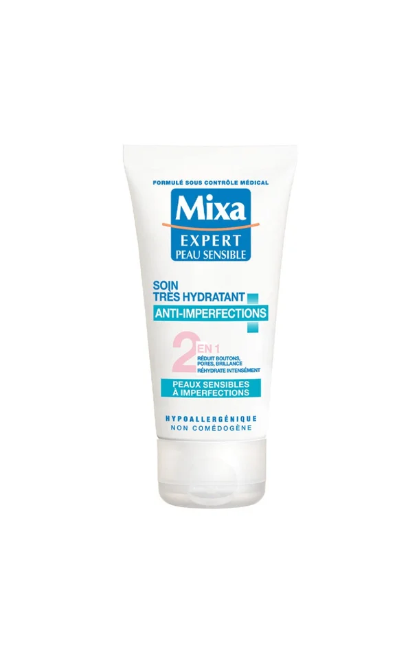 Soin hydratant anti-imperfections – Peaux sensibles à imperfections – Visage – 50 ml