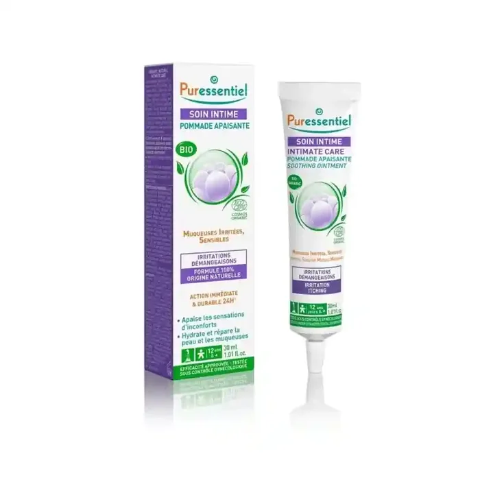 SOIN INTIME POMMADE APAISANTE BIO 30ML PURESSENTIEL