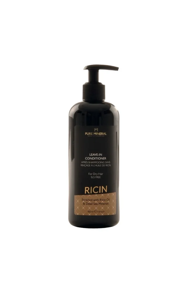 Soin sans rinçage à l’huile de ricin – Cheveux secs ou abîmés – 350 ml