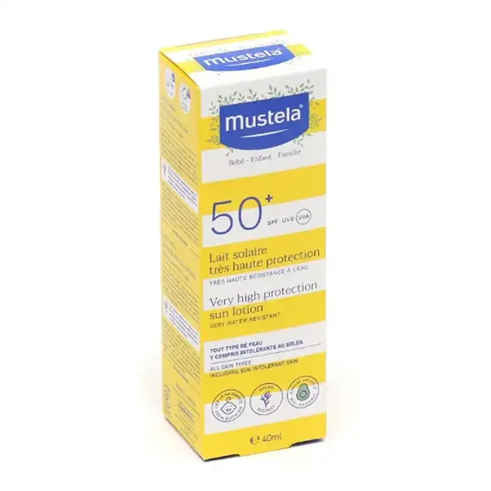 SOLAIRE LAIT TRES HAUTE PROTECTION SPF 50+ FAMILLE 40ML MUSTELA