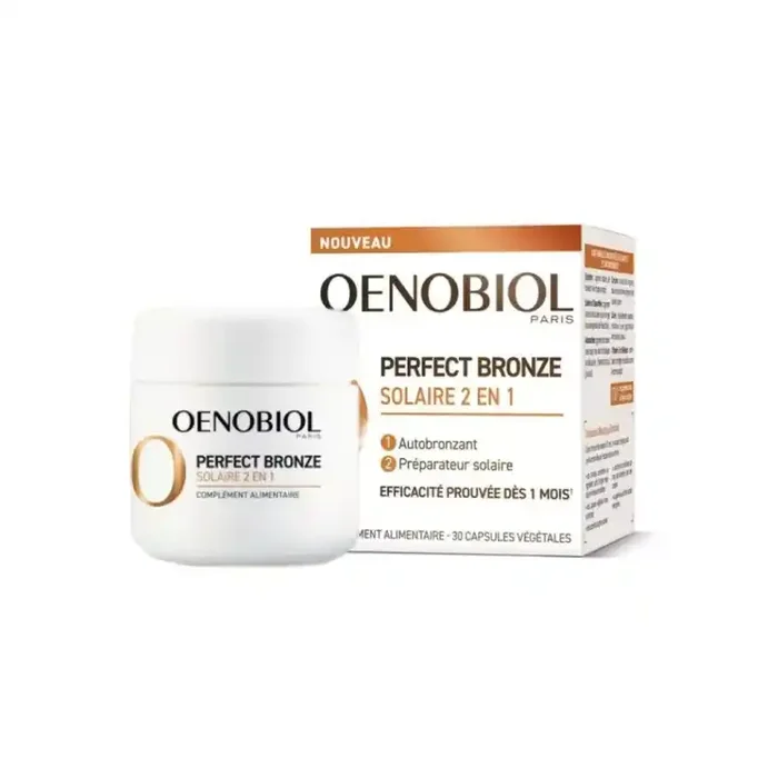 SOLAIRE PERFECT BRONZE AUTOBRONZANT 30 CAPSULES OENOBIOL