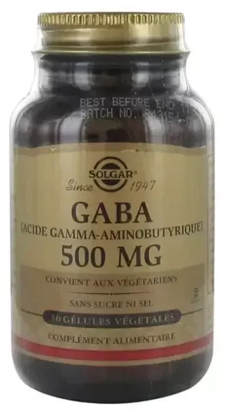 Solgar G.a.b.a. 500 mg Gélules Végétales