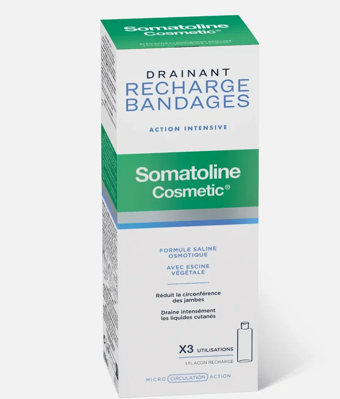 Somatoline Recharge pansements drainants Intense 400 ml