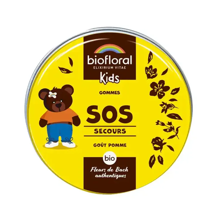 SOS SECOURS ENFANTS GOMMES BIO X45G BIOFLORAL