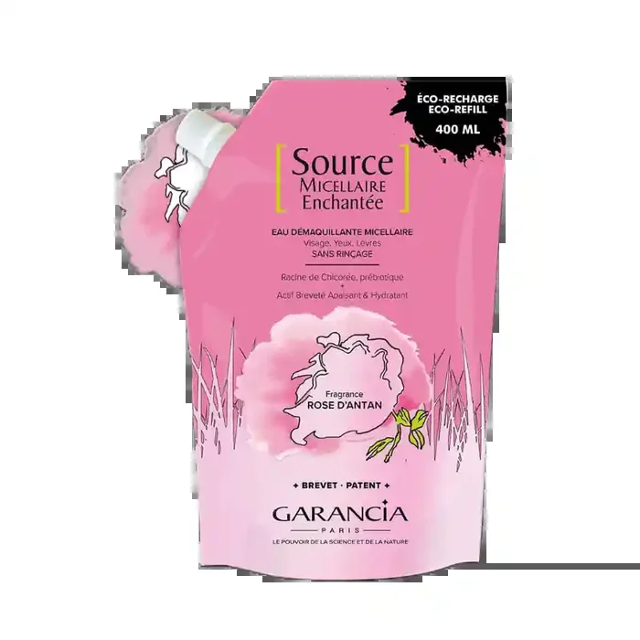 SOURCE MICELLAIRE ENCHANTEE ROSE D‘ANTAN RECHARGE 400ML GARANCIA
