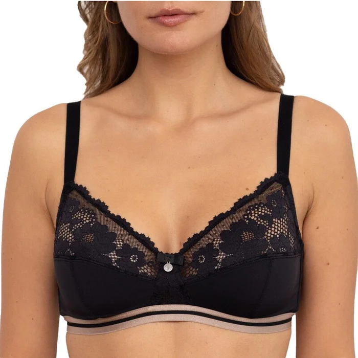 Soutien-gorge sans armature – Edina – Noir
