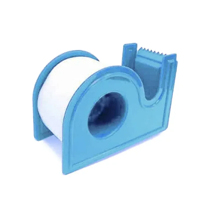 Sparadrap microporeux avec dévidoir – Fixation et maintien de pansement – 2,5 cm x 9,14 m