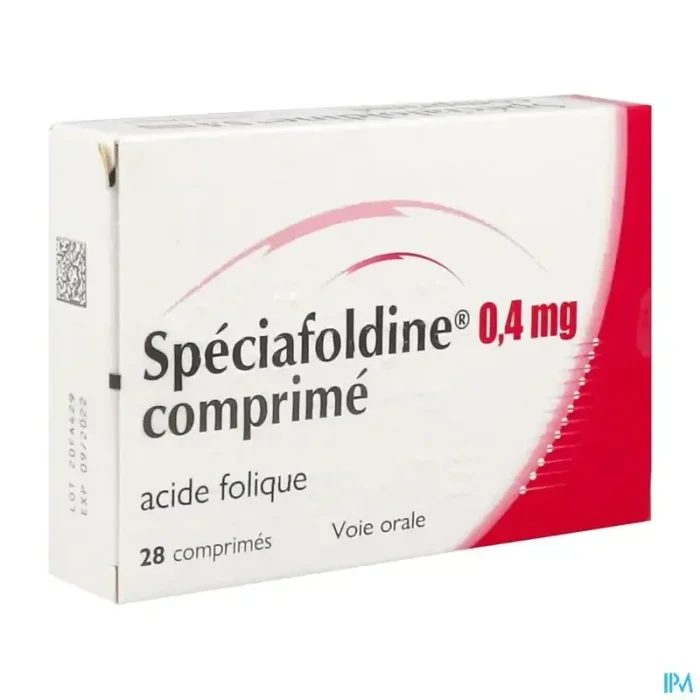 Speciafoldine 0mg4 comprimé 28