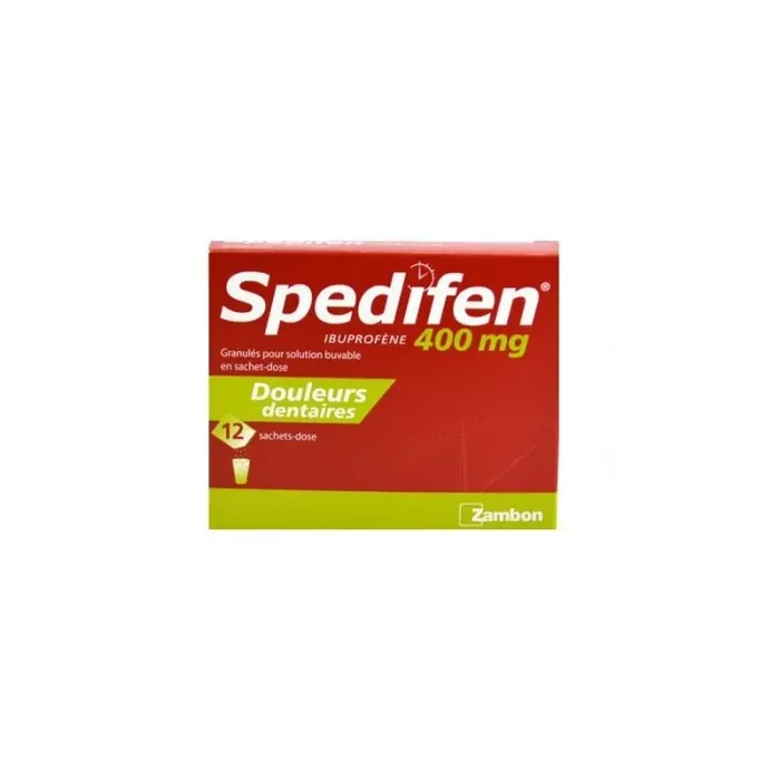 Spedifen 400mg granules pour solution buvable 12 sachets doses