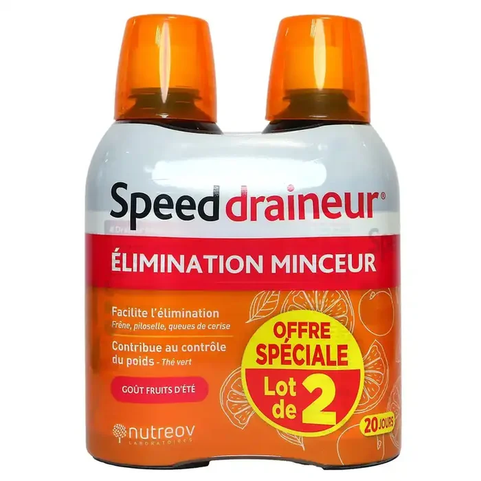 Speed Draineur élimination Minceur fruits d‘été 2x500ml
