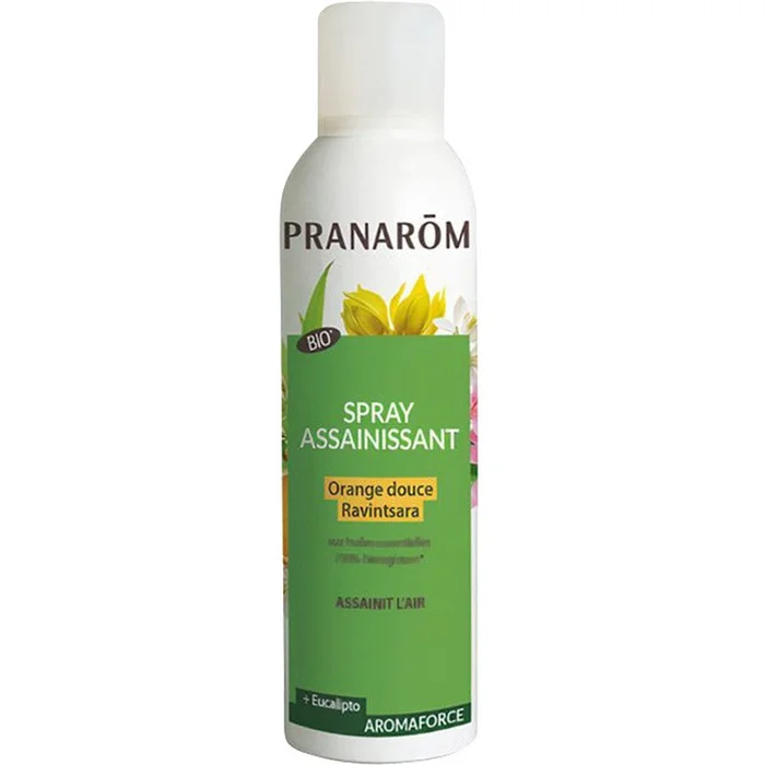 Spray assainissant bio – Orange douce & ravinstara – 150 ml
