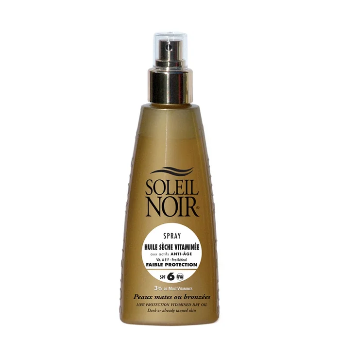Spray Huile Sèche Vitaminée SPF6 – Mates ou Bronzées 150 ml