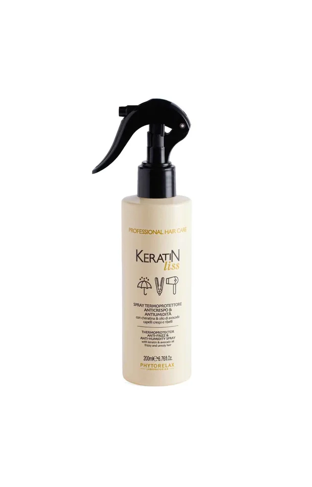 Spray lissant & thermo-protecteur – Kératine & huile d’avocat – Cheveux fins – 200 ml
