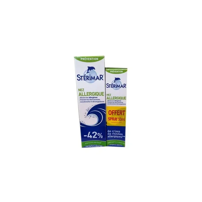 SPRAY NEZ ALLERGIQUE 100ML + 50ML OFFERT STERIMAR