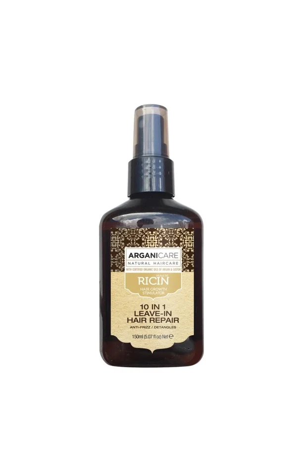 Spray réparateur & démêlant anti-frisottis 10-en-1 – Ricin – 150 ml