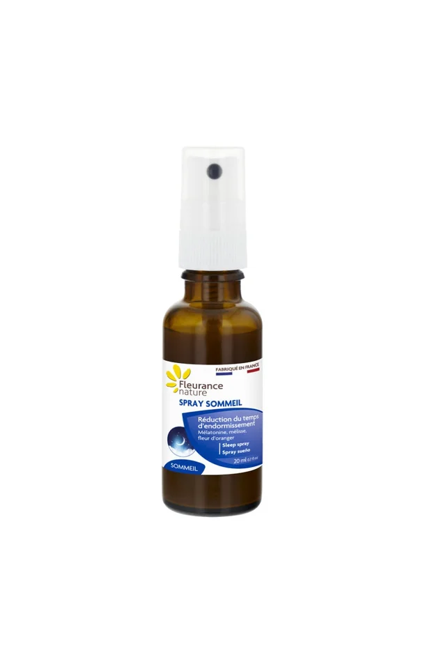 Spray sommeil – Mélatonine, mélisse & fleur d’oranger – 20 ml
