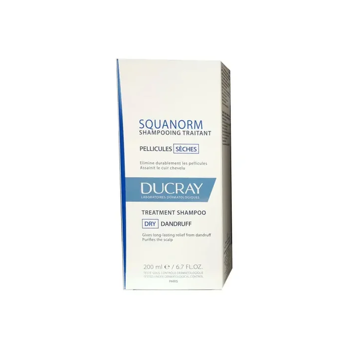 SQUANORM SHAMPOOING TRAITANT PELLICULES SECHES 200ML DUCRAY