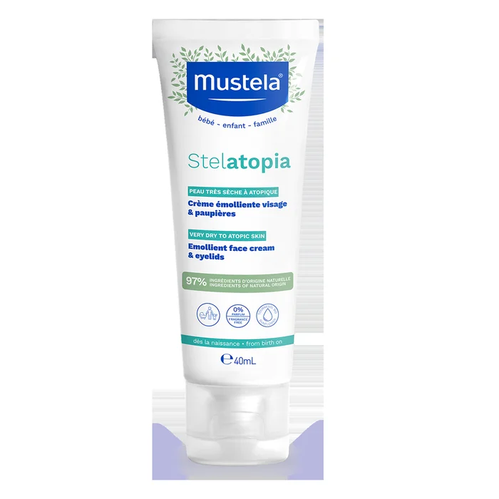 Stelatopia Crème Emolliente Visage – Peau A Tendance Atopique 40 ml